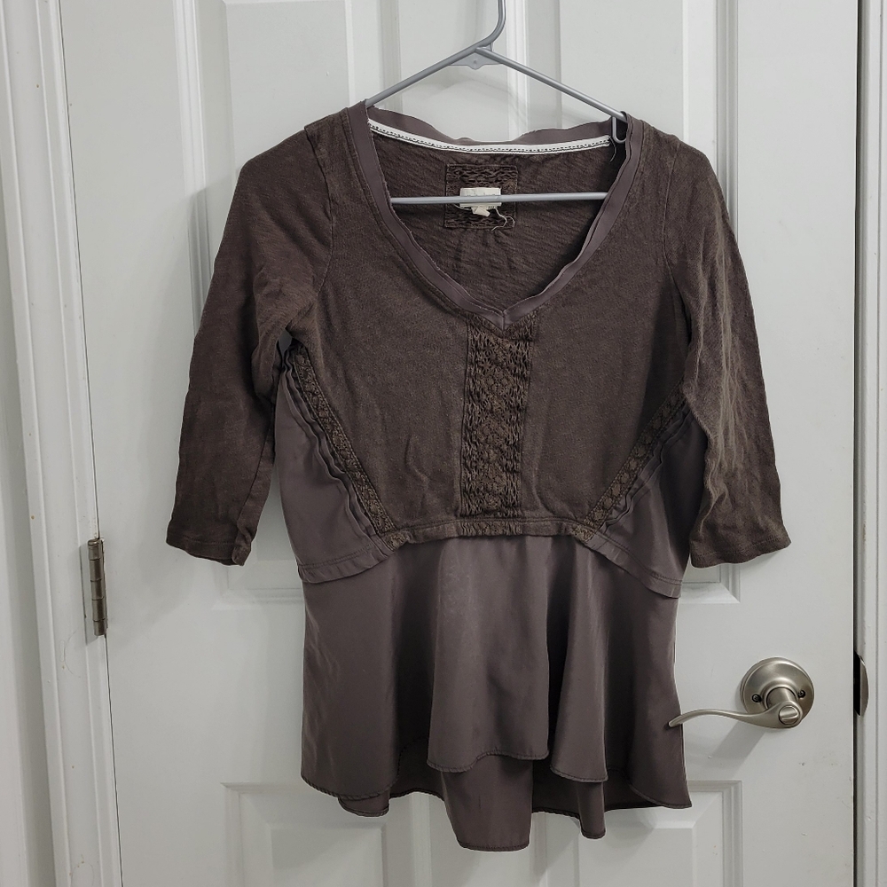Meadow Rue Peplum Blouse